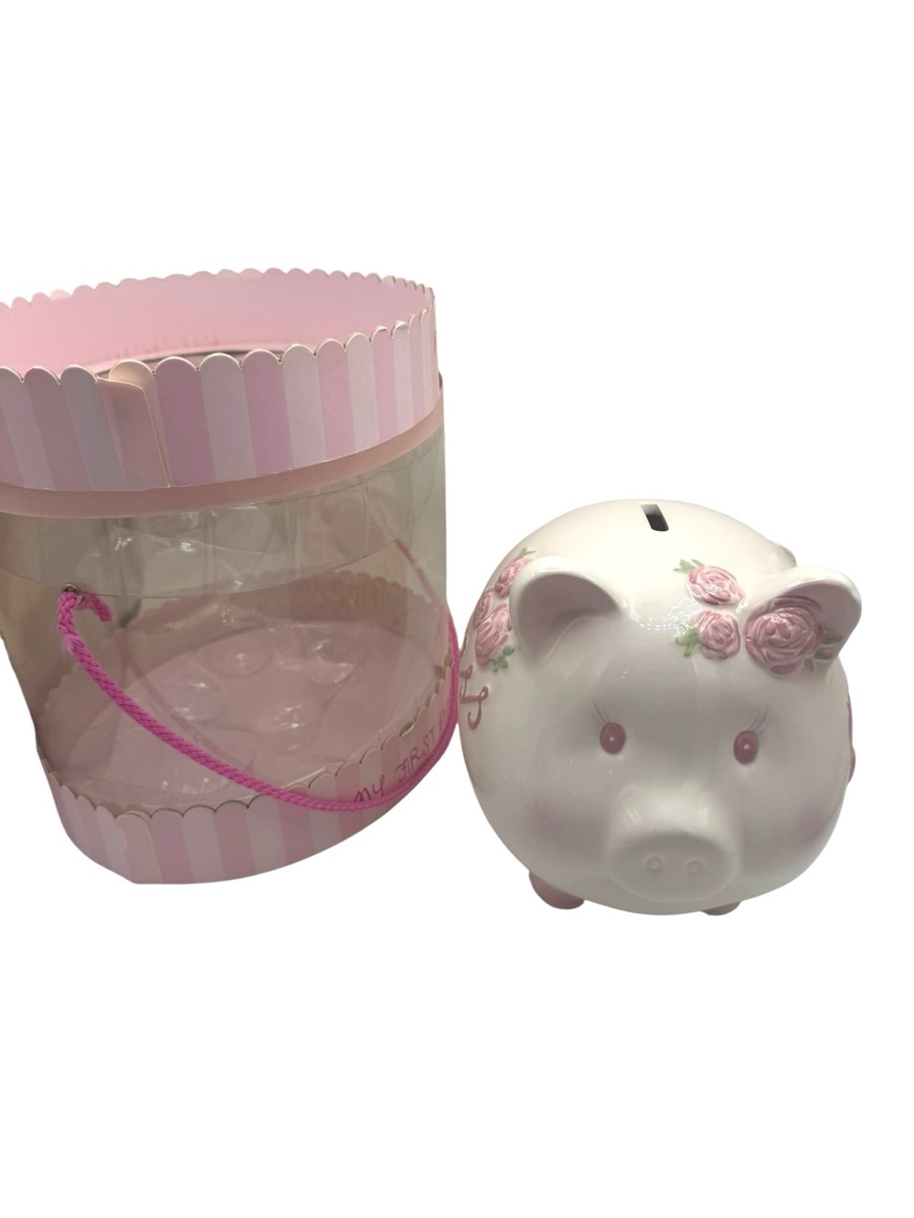 New Baby Girl Piggy Bank “Princess” By Baby Essentials - Picture 8 of 16